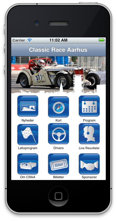 Med den nye app på mobilen bliver det nemt at følge løbet.